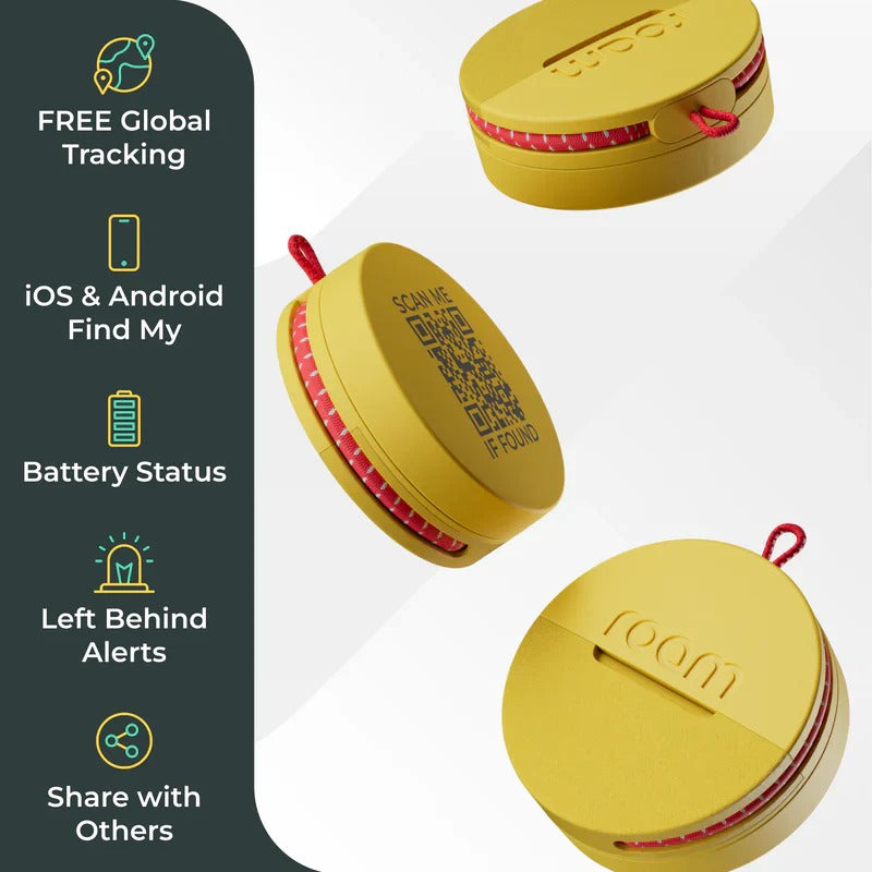 Roam Smart Tracker (Multi-Pack) - Never Lose Your Keys, Bags or Luggage Again