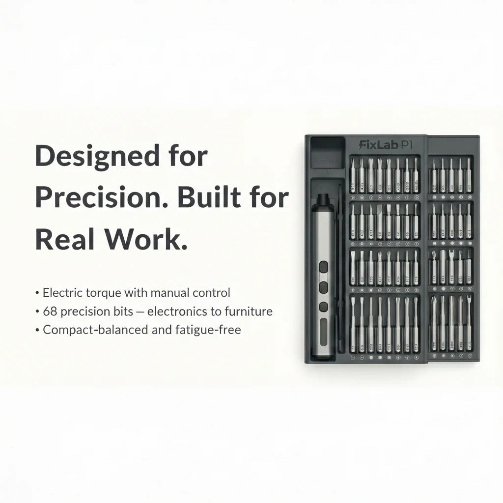 FixLab P1 – Effortless Repairs & DIY Projects with Precision and Power